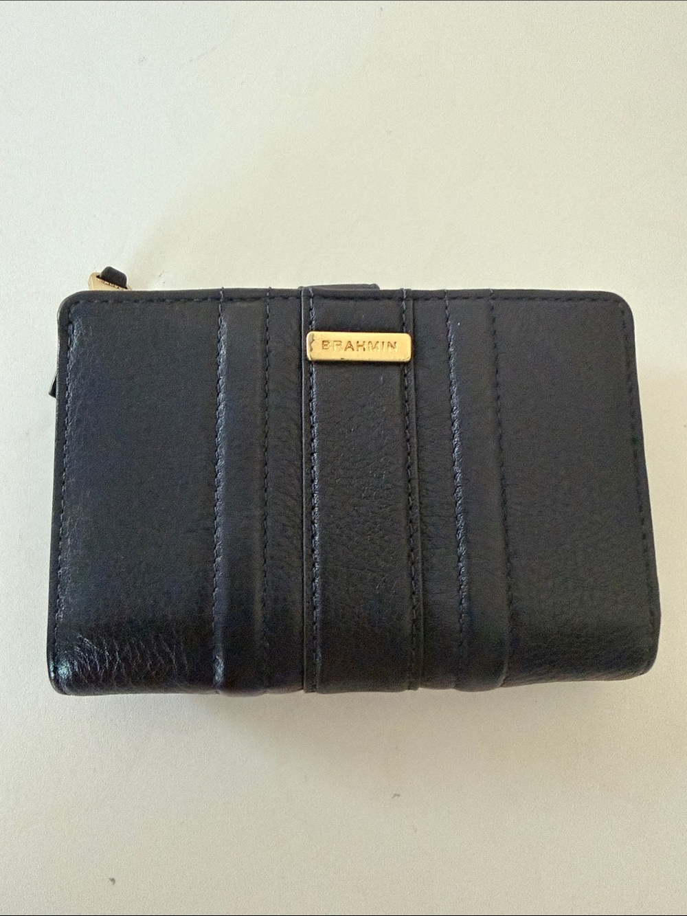 Brahmin Hannah Wallet, Anchor Mystic Navy Blue - Picture 3 of 13